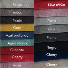 Respaldo Capitone con orejas - tienda online
