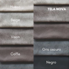 Cama con 2 cajones (Tapizado liso) en internet