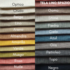 Cama con 4 cajones (Tapizado liso) - RIPA 