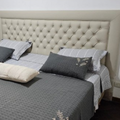 Respaldo Capitone con vivo interior - comprar online