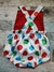 Jardineira Palhacinho, Vermelho - Atelier Lorena Tolentino