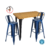Combo Barra Tolix de 120 cm x 50 cm x 100 cm con 2 Banquetas Tolix - comprar online