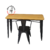 Mesa Tolix home ofice de 120cm x 50cm