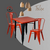 Juego de mesa y 2 silla tolix reforzada bar - comprar online