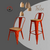 Juego de mesa y 2 silla tolix reforzada bar - tienda online