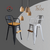 Juego de mesa y 2 silla tolix reforzada bar en internet