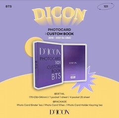 PRÉ-VENDA] BTS - DICON PHOTOCARD 101 CUSTOM BOOK