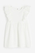 Vestido nena fiesta H&M talle 6-8 años blanco broderie - comprar online