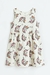 Vestido nena musculosa H&M talle 8 a 10 años unicornios beige