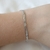 PULSERA “SNAKE” - PLATEADO