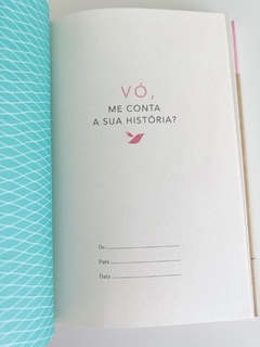 Livro para o bebê: “Vó - Me conta a sua história?” na internet