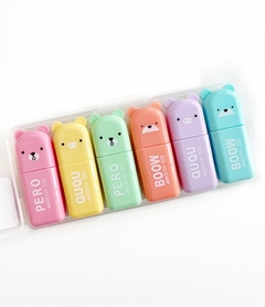 Mini marcadores de texto ursos