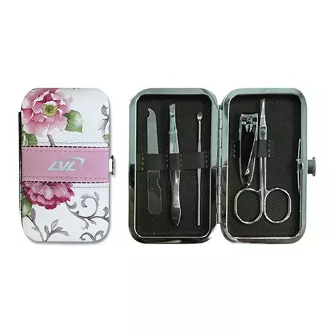 Set De Manicura 5 Piezas De Acero Quirúrgico M5p2