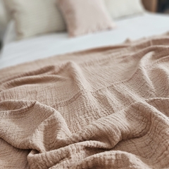 Manta/Pie de cama Peonia Rosa L