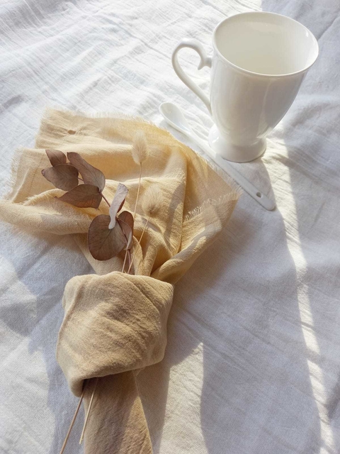 Servilletas gasa pack x 4 unidades beige