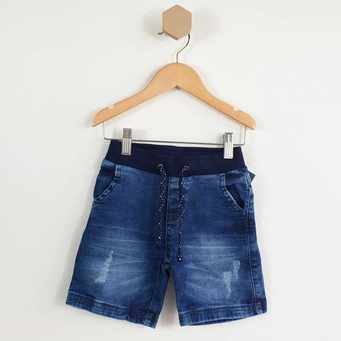 Bermuda Jeans Escuro Boy