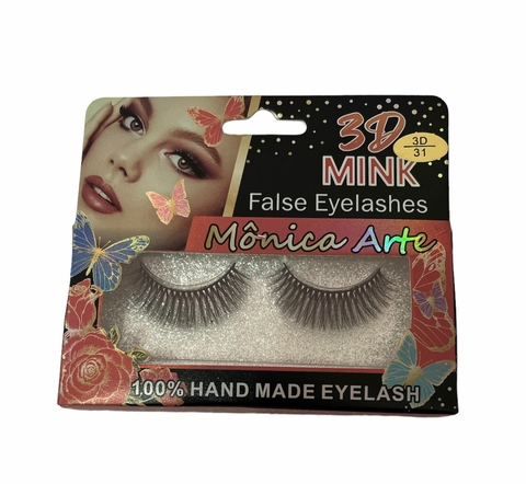 CÍLIOS POSTIÇOS 3D 31 MINK MONICA ARTE