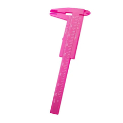 PAQUIMETRO ROSA PEQUENO PARA SOBRANCELHA