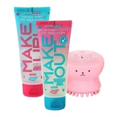 Kit sabonete pré + sabonete pós + esponja facial polvinho