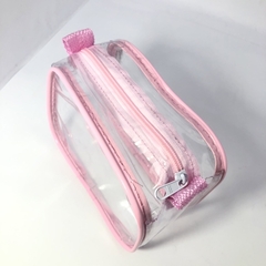 Mini Necessaire transparente e ROSA 15x12 - comprar online