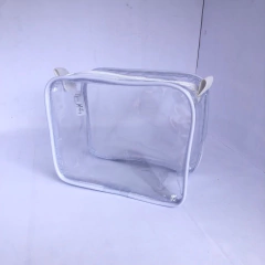 Kit com 2 MINI necessaire transparente 15X12 para viagem, maquiagem, esmalte, organizadora, multiuso - loja online