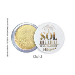 ILUMINADOR EM PÓ O SOL QUE LUTE MAHAV - Gii Matos Makeup