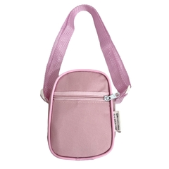 Bolsa Lateral ROSA unissex Shoulder MINI BAG bolsa Transversal Zíper 15X11X8 na internet