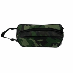 ESTOJO de NAILON CAMUFLADO escolar - necesssaire - multiuso 21x11 - Gii Matos Makeup