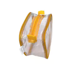 Kit com 2 MINI necessaire transparente 15X12 para viagem, maquiagem, esmalte, organizadora, multiuso - loja online