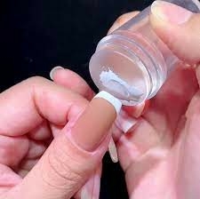 Carimbo de unha de silicone para francesinha - loja online