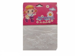 Elástico de silicone Transparente para Cabelo.