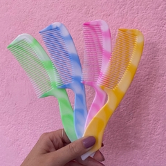 Imagem do Pente para cabelo DAVI para cabelos lisos e cacheados, evita frizz