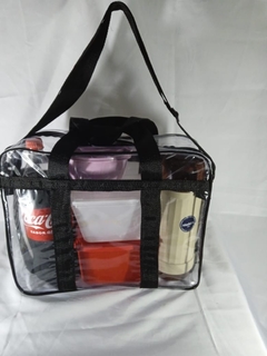 Imagem do Bolsa Transparente 39x34 praia piscina viagem toda reforçada