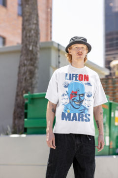 CAMISETA - Bowie Life on mars - loja online