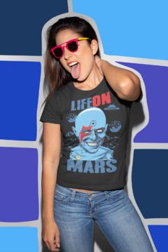 CAMISETA - Bowie Life on mars - Ogro brindes