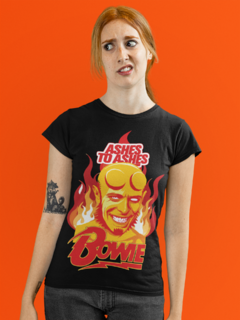 CAMISETA - Bowie Ashes 2 ashes - Ogro brindes