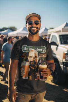 CAMISETA - Heisenberg brewery - Ogro brindes