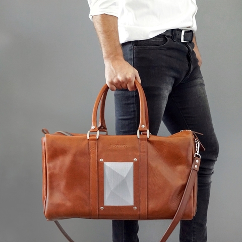 PRE ORDER BOLSO DE VIAJE PRAGA SUELA Y ALUMINIO