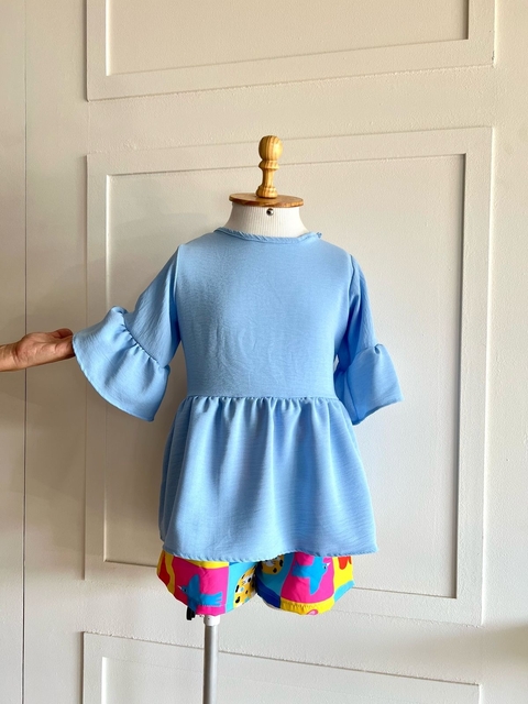 Conjunto Bata Azul