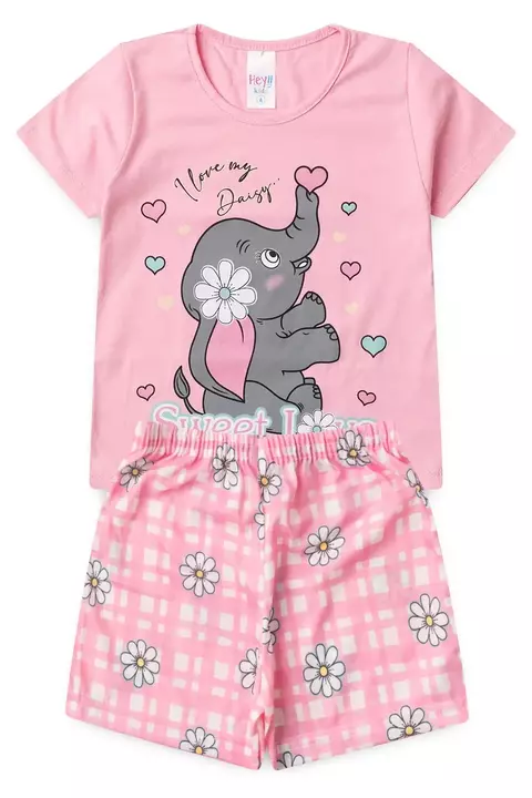 Pijama Elefante Rosa