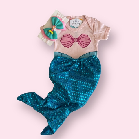 KIT BODY + ACESSÓRIOS PEQUENA SEREIA