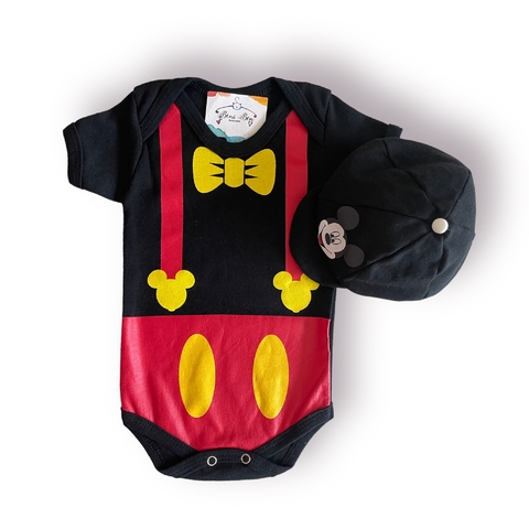 KIT BODY + BOINA MlCKEY - PRETO