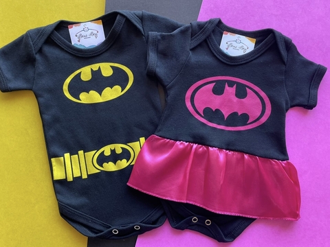 BODY TEMÁTICO - BATMAN & BATGIRL