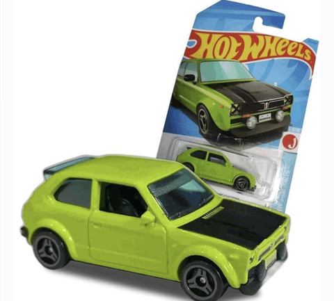 HOT WHEELS ‘73 HONDA CIVIC CUSTOM - VERDE