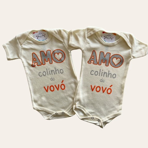 BODY TEMÁTICO AMO COLINHO DA VOVÓ