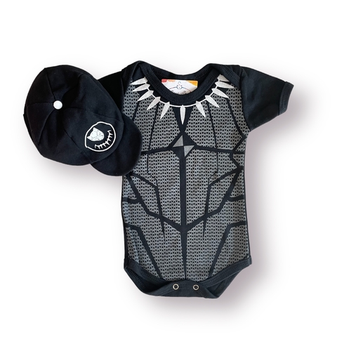 KIT BODY + BOINA PANTERA NEGRA
