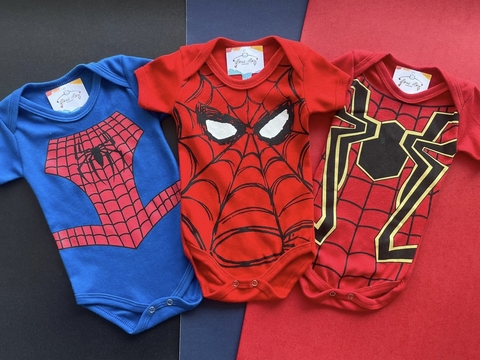 BODY TEMÁTICO HOMEM ARANHA