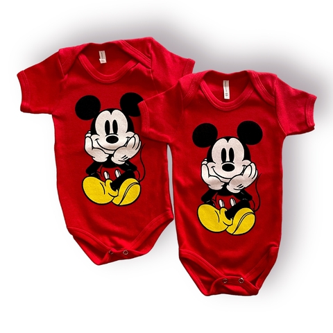 BODY TEMÁTICO MlCKEY VERMELHO
