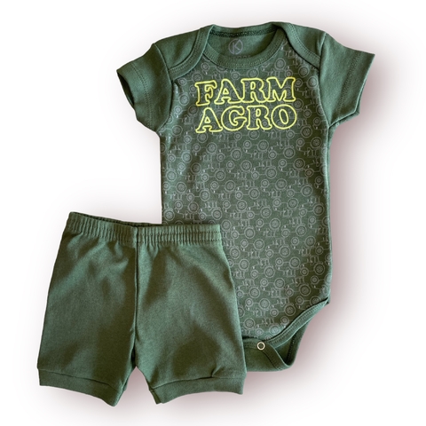 CONJUNTO BODY + BERMUDINHA - FARM AGRO - KAPPES