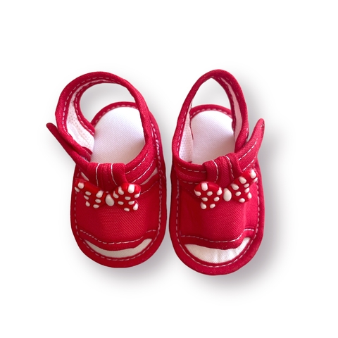 SANDÁLIA FEMININA PARA BEBÊ- VERMELHO FRAJOLA
